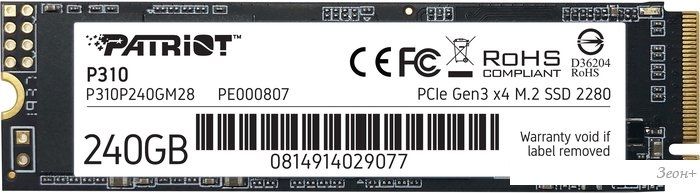 SSD Patriot P310 240GB P310P240GM28