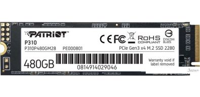 SSD Patriot P310 480GB P310P480GM28