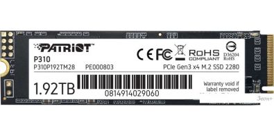 SSD Patriot P310 1.92TB P310P192TM28
