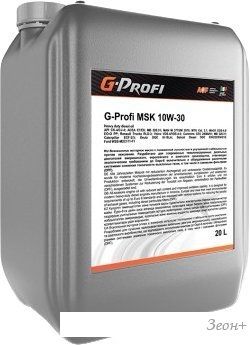 Моторное масло G-Energy G-Profi MSK 10W-30 20л