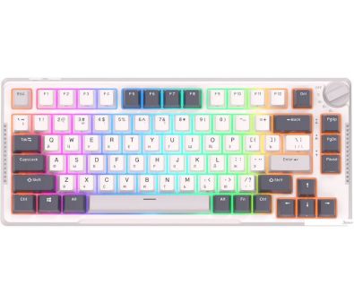  Royal Kludge RK-H81 RGB White Night (RK Blue)