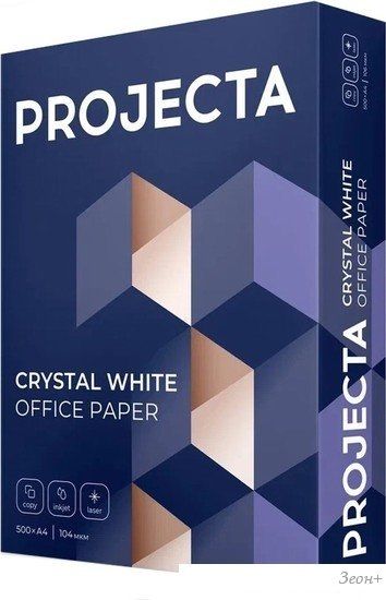 Офисная бумага Projecta A4, 80 г/м2, 500 л, класс В