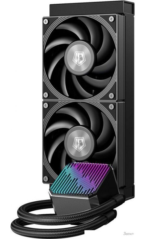 Жидкостное охлаждение для процессора ID-Cooling DX240 Max Black