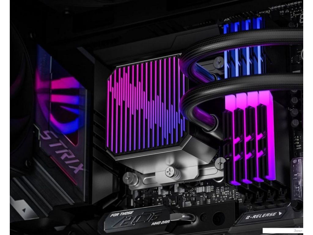 Жидкостное охлаждение для процессора ID-Cooling DX240 Max Black