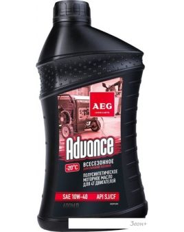  AEG Lubricants Advance SAE 10W-40 API SJ/CF 0.6