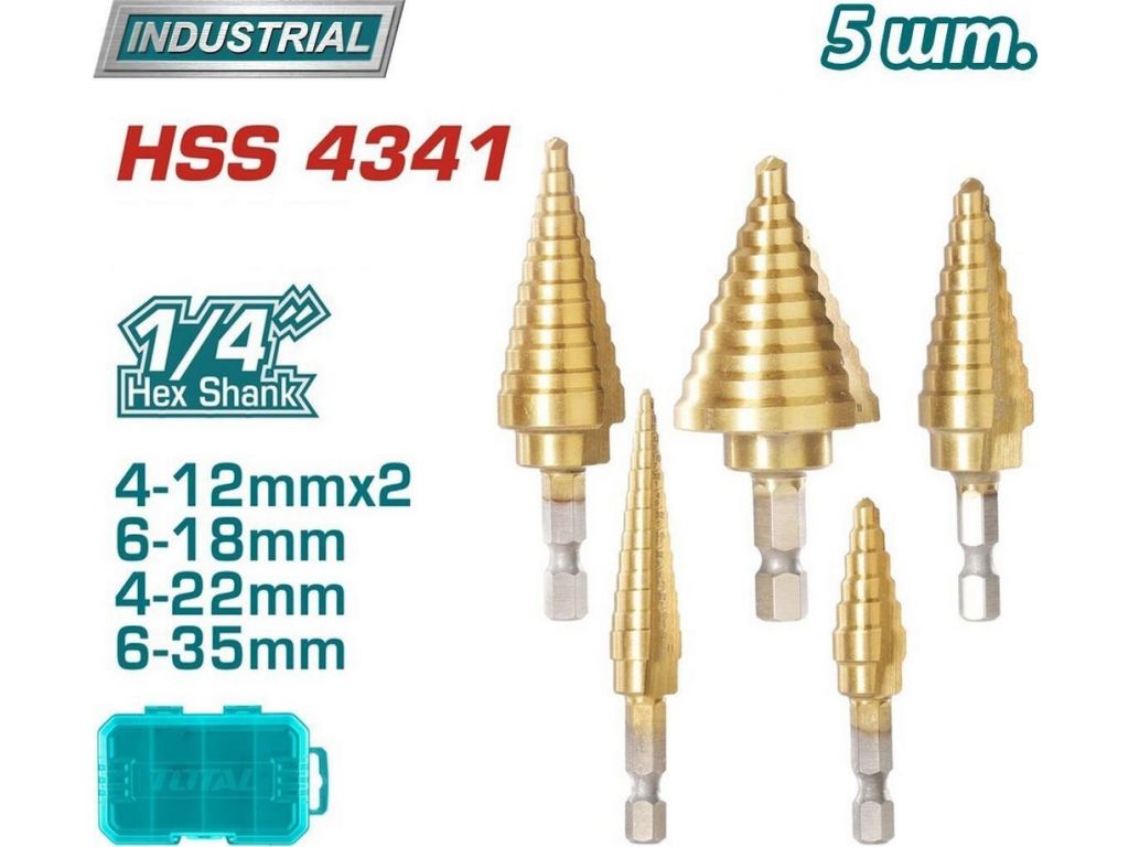 Набор сверл Total TACSD2051 (5 шт)