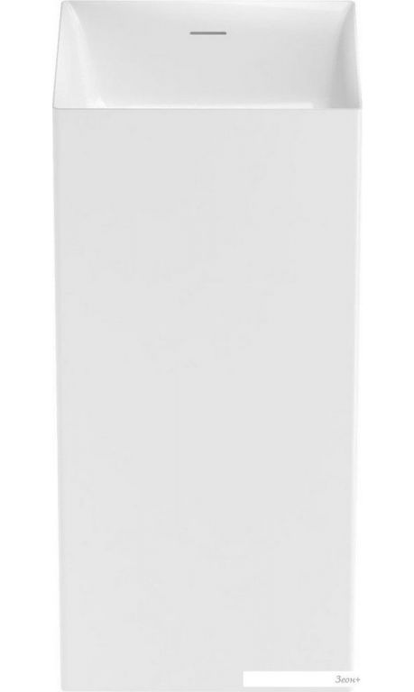Умывальник Wellsee Pure BY Wellsee 230711000 (отдельностоящий, без отверстия под смеситель, глянцевый белый)