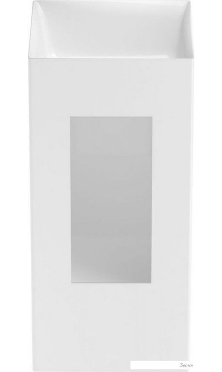 Умывальник Wellsee Pure BY Wellsee 230711000 (отдельностоящий, без отверстия под смеситель, глянцевый белый)