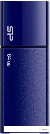 USB Flash Silicon-Power Ultima U05 64GB Blue (SP064GBUF2U05V1D)