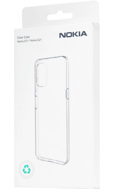 Чехол (клип-кейс) Nokia для Nokia G11/G21 Clear Case прозрачный (8P00000192)