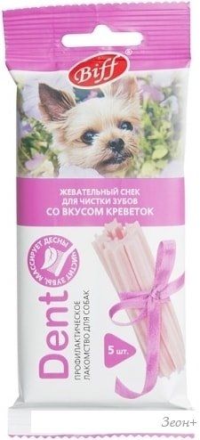 Лакомство для собак TiTBiT Dent со вкусом креветок для мелких пород (1 шт)