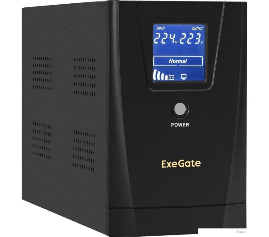 Источник бесперебойного питания ExeGate SpecialPro Smart LLB-2000.LCD.AVR.2SH.RJ.USB EX292632RUS