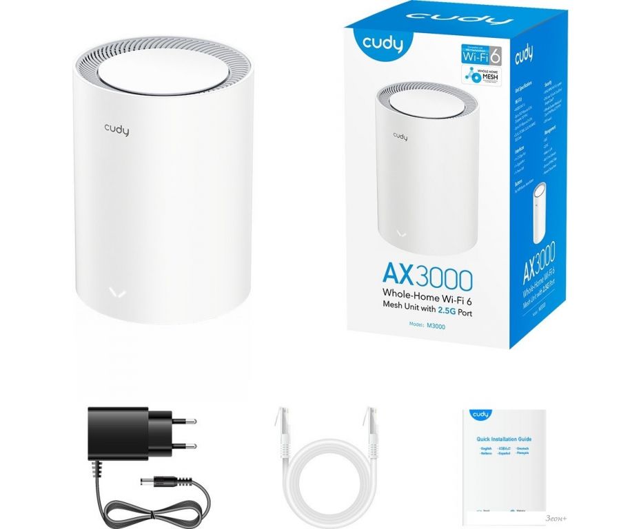 Wi-Fi роутер Cudy M3000 2.0 (1-Pack)