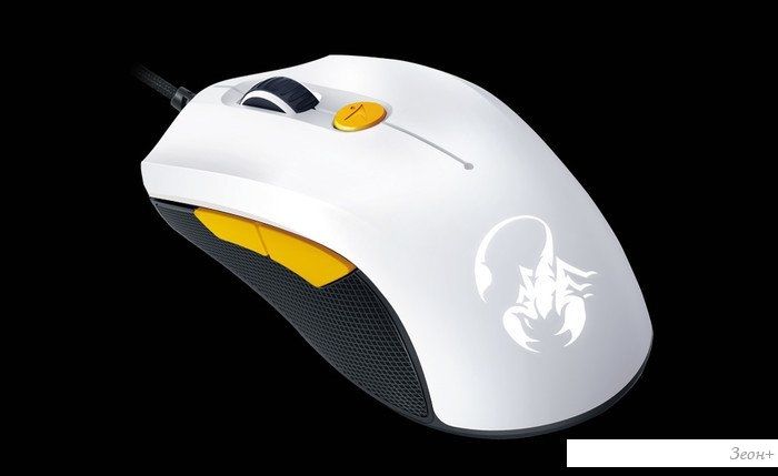 Игровая мышь Genius Scorpion M6-600 (белый/оранжевый)