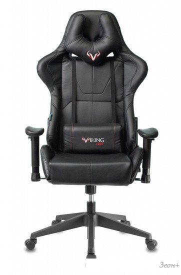 Офисное кресло Бюрократ Zombie Viking 5 Aero Black Edition (искусственная кожа черный)