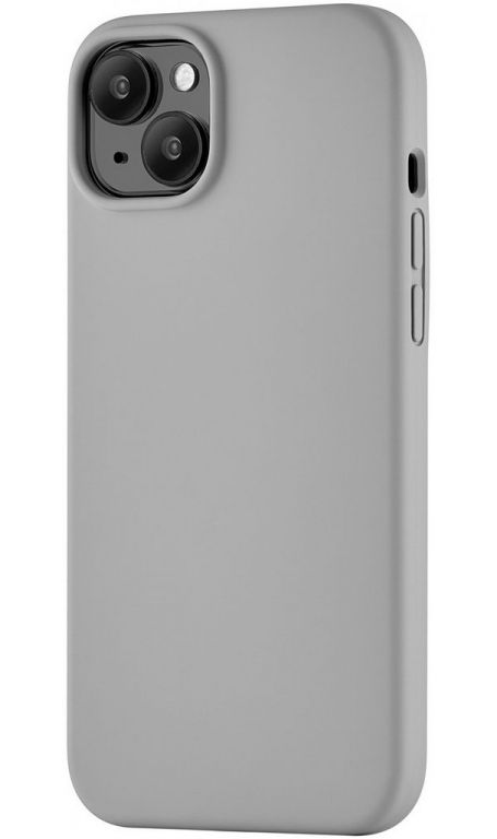 Чехол (клип-кейс) uBear для Apple iPhone 15 Plus Touch Mag Case with MagSafe серый (CS272MG67TH-I23M)