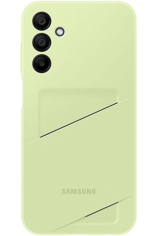 Чехол (клип-кейс) Samsung для Samsung Galaxy A15 Card Slot Case A15 лайм (EF-OA156TMEGRU)