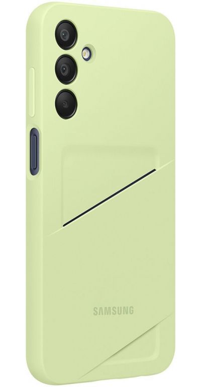 Чехол (клип-кейс) Samsung для Samsung Galaxy A15 Card Slot Case A15 лайм (EF-OA156TMEGRU)