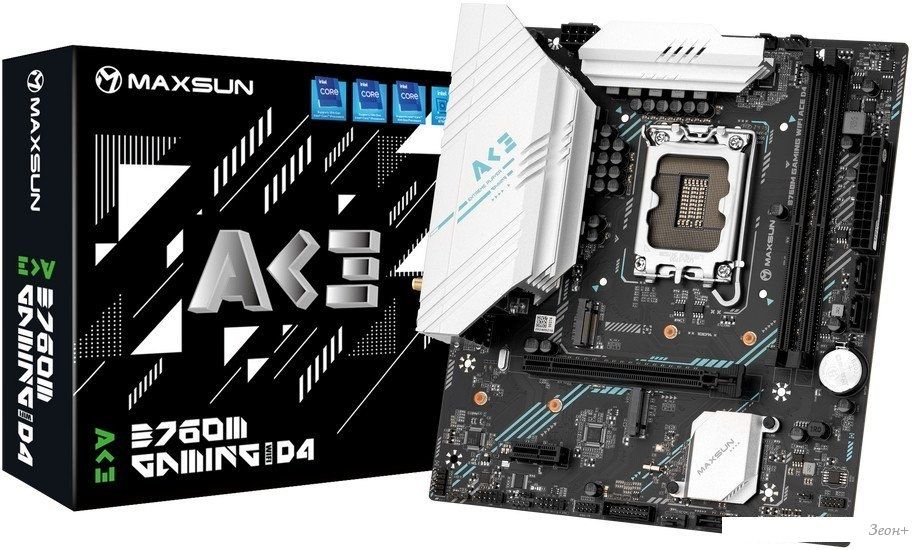 Материнская плата Maxsun B760M Gaming WiFi Ace D4