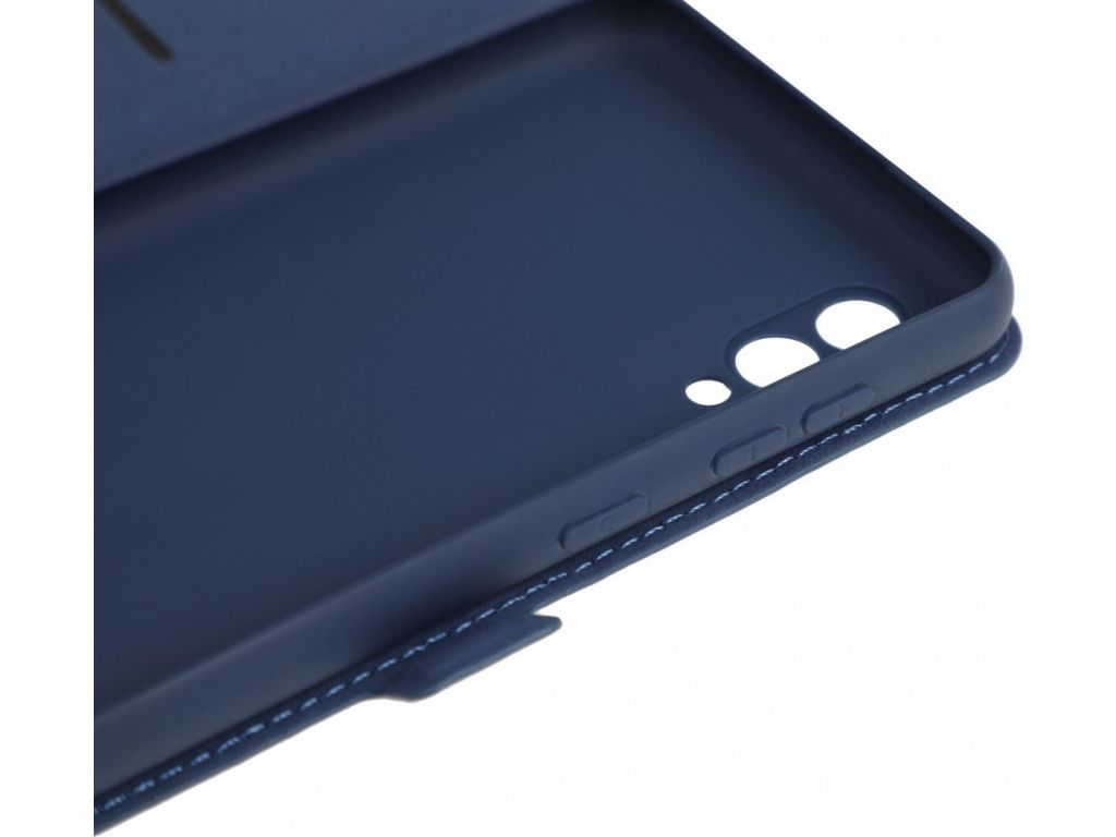 Чехол (флип-кейс) DF для Samsung Galaxy A02 sFlip-85 синий (DF SFLIP-85 (BLUE))