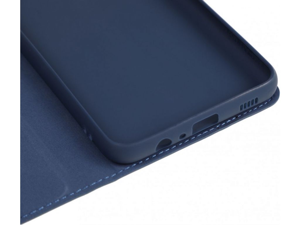 Чехол (флип-кейс) DF для Samsung Galaxy A02 sFlip-85 синий (DF SFLIP-85 (BLUE))