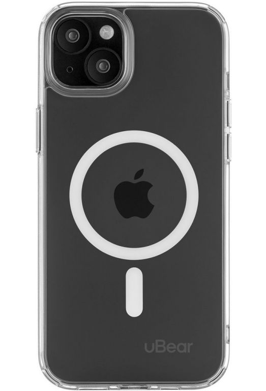 Чехол (клип-кейс) uBear для Apple iPhone 15 Plus Real Mag Case with MagSafe прозрачный (CS254TT67RL-I23M)