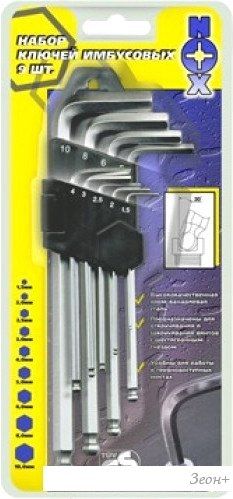 Ключ Nox 1.5-10 556910 (9 шт)