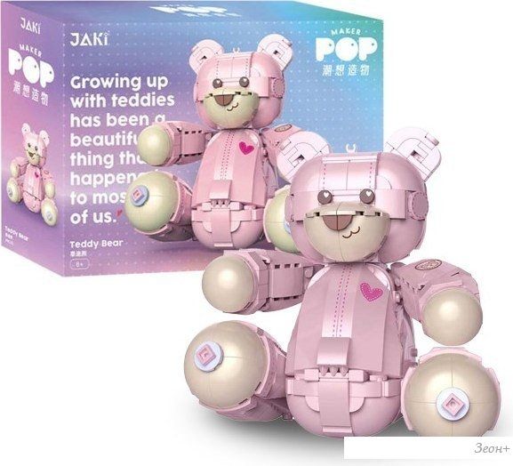 Jaki Розовый Мишка Тэдди JK8133