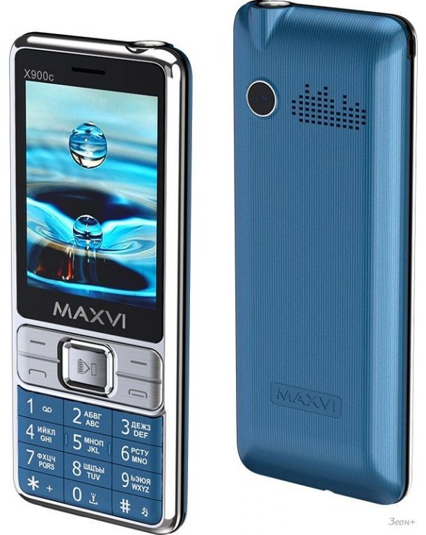 Телефон Maxvi X900c (синий)