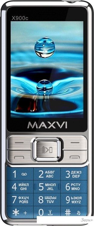 Телефон Maxvi X900c (синий)