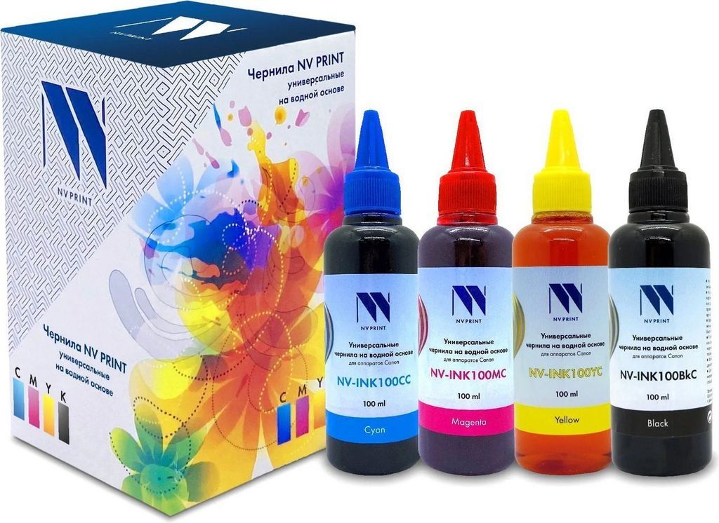 Чернила NV Print NV-INK100-C-4