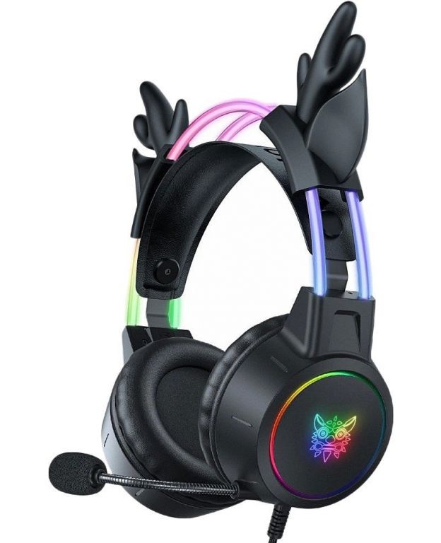 Наушники Onikuma X15 Pro Deer Ears (черный)