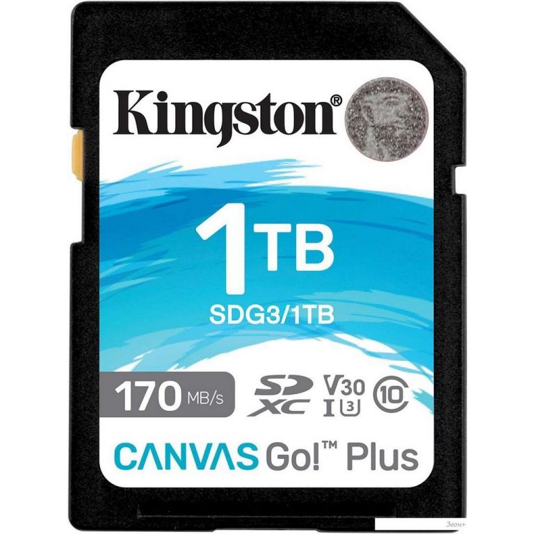 Карта памяти Kingston Canvas Go! Plus SDXC 1TB