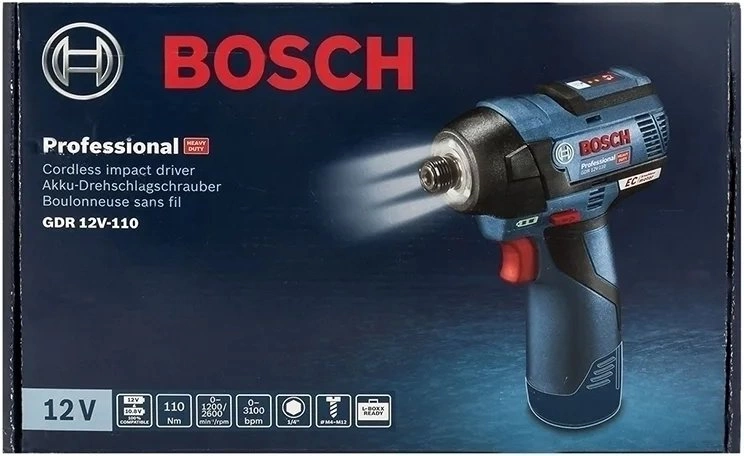 Ударный гайковерт Bosch GDR 12V-110 Professional (без аккумулятора)