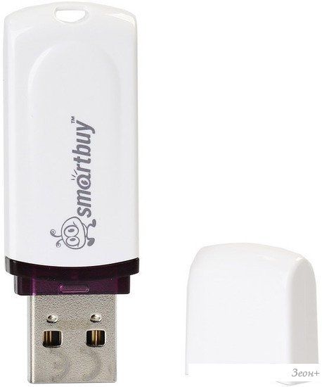 USB Flash Smart Buy 8GB Paean White (SB8GBPN-W)