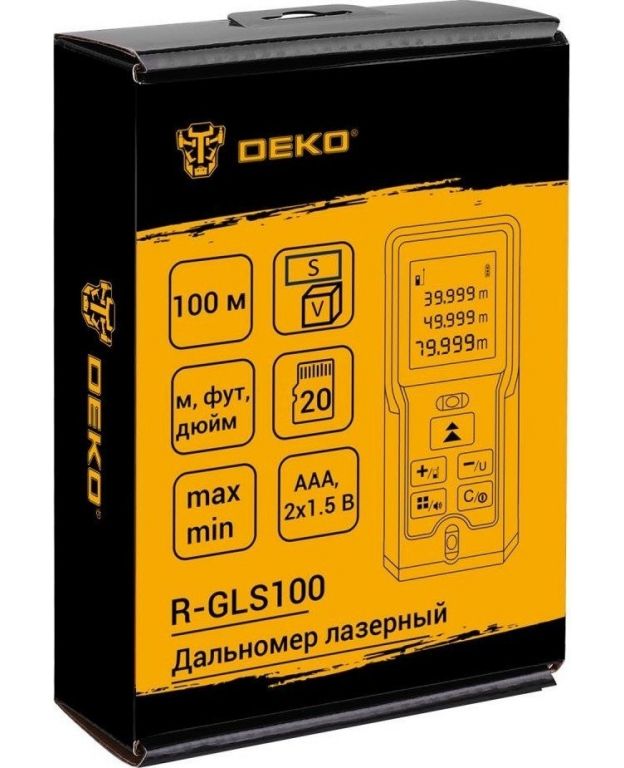 Лазерный дальномер Deko R-GLS100