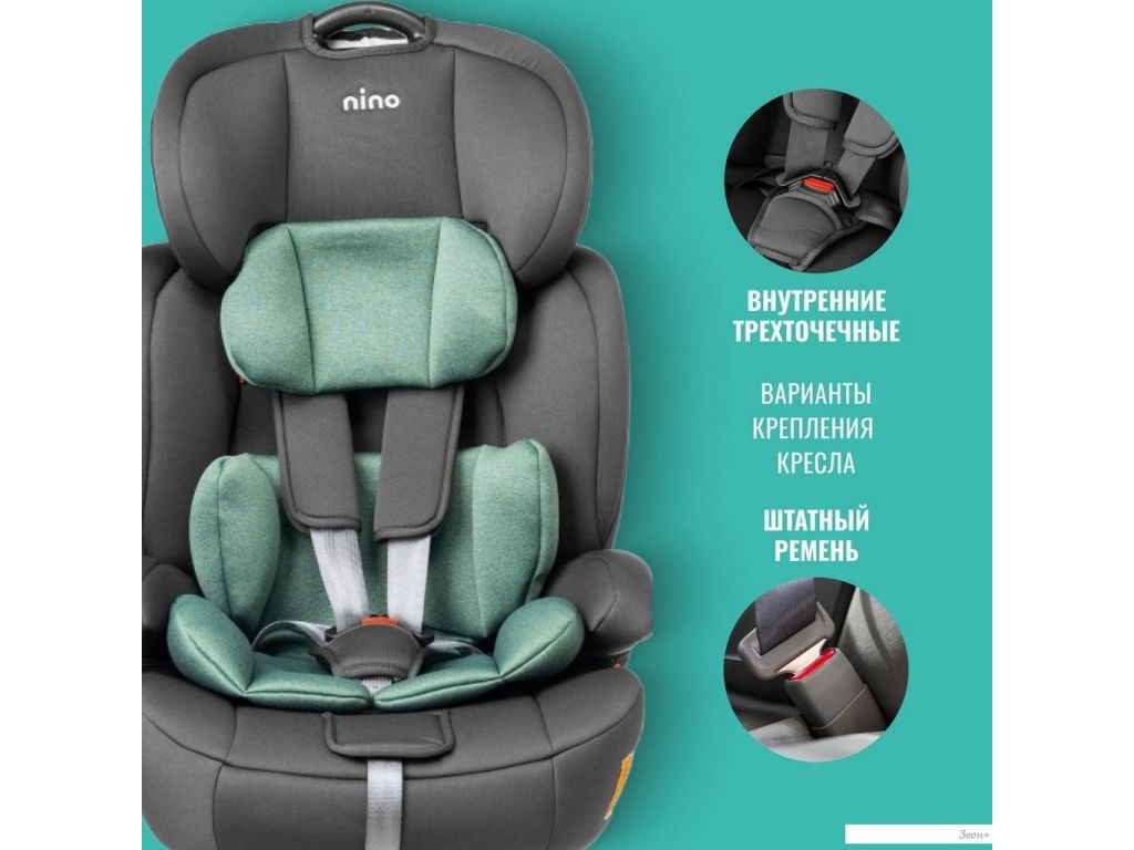 Детское автокресло Nino Simple ZY10 (зеленый/серый)