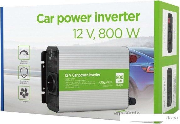 Автомобильный инвертор EnerGenie EG-PWC800-01