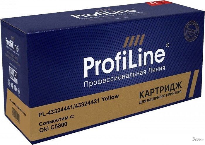 Картридж ProfiLine PL_43324441/43324421_Y (аналог Oki 43324441/43324421 Y)