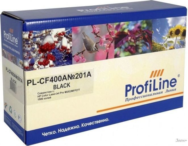 Картридж ProfiLine PL-CF400A (аналог HP CF400A)