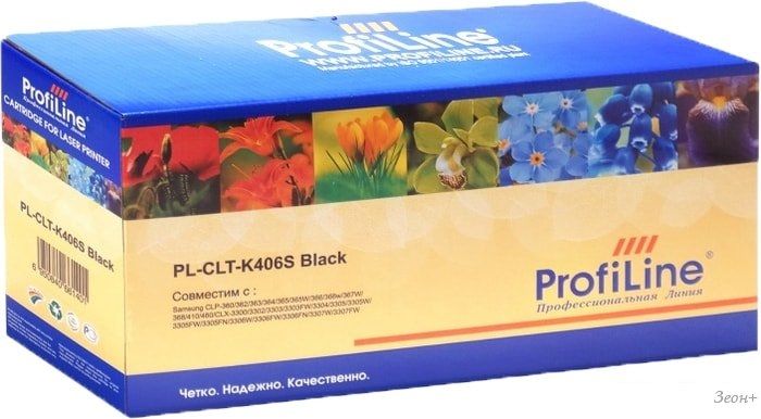 Картридж ProfiLine PL-CLT-K406S-BK (аналог Samsung CLT-K406S)