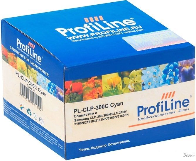 Картридж ProfiLine PL-CLP-300-C (аналог Samsung CLP-C300A)