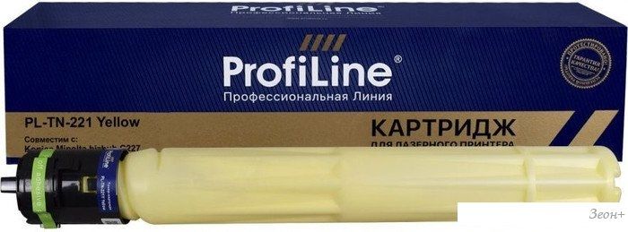 Картридж ProfiLine PL_TN-221Y_Y (аналог Konica-Minolta TN-221Y)