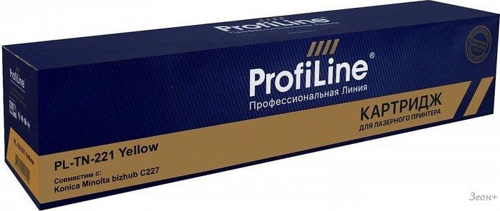 Картридж ProfiLine PL_TN-221Y_Y (аналог Konica-Minolta TN-221Y)