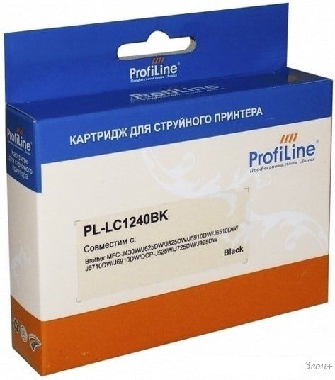 Картридж ProfiLine PL-LC1240BK-Bk (аналог Brother LC1240BK)