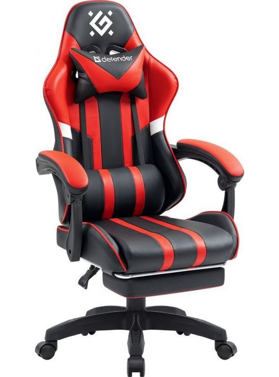 Игровое (геймерское) кресло Defender Colran (черный/красный)