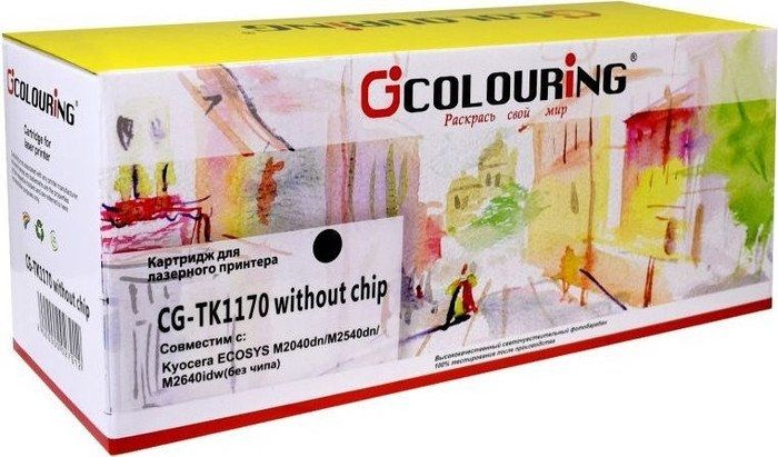 Картридж Colouring CG-TK-1170 no_chip (аналог Kyocera TK-1170_no_chip)