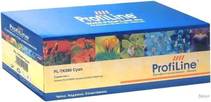 Картридж ProfiLine PL-TK-580C-C (аналог Kyocera TK-580C)