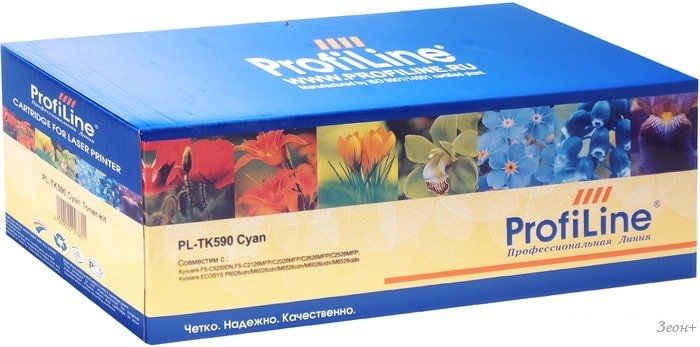 Картридж ProfiLine PL-TK-590C-C (аналог Kyocera TK-590C)