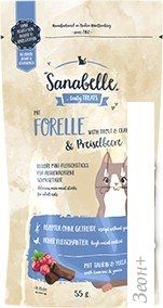 Лакомство для кошек Bosch Sanabelle Trout & Cranberry Sticks 55 г